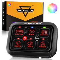 Painel de comutação Auxbeam 6 Gang RA60 Toggle Momentary Pulsed RGB Painel de comutação Auxbeam 6 Gang RA60 Toggle Momentary Pulsed RGB