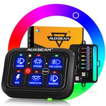 Painel de comutação Auxbeam RA60 com regulação automática de 6 Gang RGB 12-24V Painel de comutação Auxbeam RA60 com regulação automática de 6 Gang RGB 12-24V