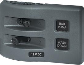 Painel de comutação Blue Sea Systems 4303 WeatherDeck 12V DC Painel de comutação Blue Sea Systems 4303 WeatherDeck 12V DC