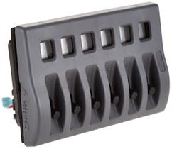 Painel de comutação Blue Sea Systems WeatherDeck 4307 12V DC 6 Pos Painel de comutação Blue Sea Systems WeatherDeck 4307 12V DC 6 Pos
