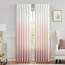 Painel de cortina de janela Central Park Ombre Linen Rayon 50x84cm Painel de cortina de janela Central Park Ombre Linen Rayon 50x84cm