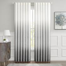 Painel de cortina de janela Central Park Ombre Linen Rayon Blend Painel de cortina de janela Central Park Ombre Linen Rayon Blend