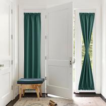 Painel de cortina de porta PONY DANCE Front Door 25x72cm Hunter Green