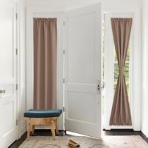 Painel de cortina de porta PONY DANCE Front Door Coffee Brown Painel de cortina de porta PONY DANCE Front Door Coffee Brown