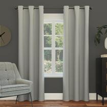 Painel de cortina Sun Zero Easton Energy Saving 40x84cm Prateado Cinza Painel de cortina Sun Zero Easton Energy Saving 40x84cm Prateado Cinza