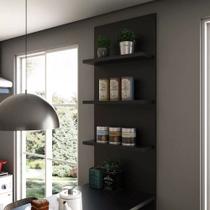 Painel de Cozinha 3 Prateleiras Suprema Luciane Móveis