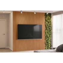 Painel de Cozinha até 85 Pol Modular 2.2 Ripado 219x250cm Nature Fosco - Linea Brasil