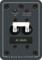 Painel de disjuntores Blue Sea Systems 8079 AC Main 50A Painel de disjuntores Blue Sea Systems 8079 AC Main 50A