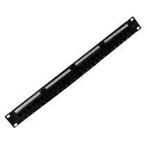 Painel De Distribuição 1U Patch Panel 24 Portas Cat6 fêmea padrão 19" - Pier