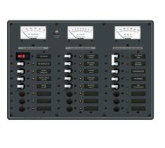 Painel de Distribuição AC 6 Pos. DC 15 Pos. Blue Sea 8084