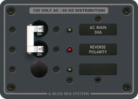 Painel de Distribuição AC Main + 1 Posição Blue Sea 8029