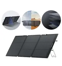 Painel de energia Solar Dobrável Placa fotovoltaica portátil 160W EcoFlow potente e compacta Painel de energia Solar Dobrável Placa fotovoltaica portátil 160W EcoFlow potente e compacta