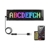 Painel De Exibição De Matriz LED Inteligente Bluetooth Com Padrão DIY Suave, Texto, Imagem,