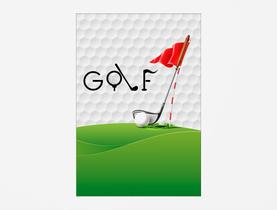 Painel De Festa 3d Vertical 1,50 x 2,20 - Campo de Golf 01