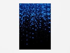 Painel De Festa 3d Vertical 1,50 x 2,20 - Efeito Glitter Azul Fundo Preto 017