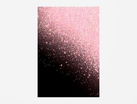 Painel De Festa 3d Vertical 1,50 x 2,20 - Efeito Glitter Rosa e Preto 028