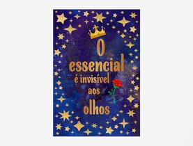 Painel De Festa 3d Vertical 1,50 x 2,20 - Pequeno Príncipe Azul Marinho com Estrelas 02