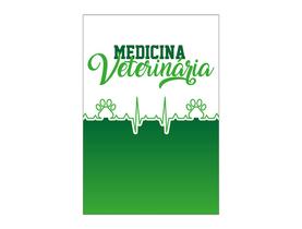 Painel De Festa 3d Vertical 1,50 x 2,20 - Profissão Medicina Veterinária Batimento de Patinhas 016