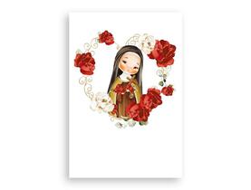 Painel De Festa 3d Vertical 1,50 x 2,20 - Santa Terezinha do Menino Jesus Cute Aquarela 019 Painel De Festa 3d Vertical 1,50 x 2,20 - Santa Terezinha do Menino Jesus Cute Aquarela 019
