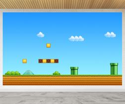 Painel de Festa Game Mario Bros