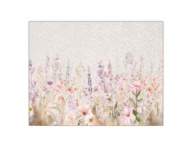 Painel de Festa Horizontal 1,55 X 1,20 - Jardim Floral Efeito Linho 002 Painel de Festa Horizontal 1,55 X 1,20 - Jardim Floral Efeito Linho 002