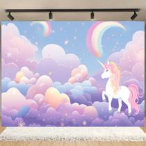 Painel de festa infantil decorativo do Unicornio Painel de festa infantil decorativo do Unicornio