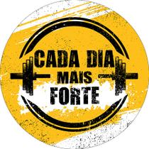 Painel De Festa Redondo 1,50x1,50 - Academia Amarelo 011