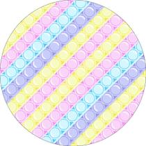 Painel De Festa Redondo 1,50x1,50 - Brinquedo Pop It Cores Candy 004 Painel De Festa Redondo 1,50x1,50 - Brinquedo Pop It Cores Candy 004
