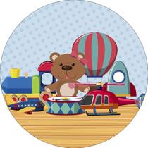 Painel De Festa Redondo 1,50x1,50 - Brinquedos Cute 012
