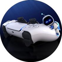 Painel De Festa Redondo 1,50x1,50 - Controle de Video Game 001 Painel De Festa Redondo 1,50x1,50 - Controle de Video Game 001