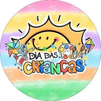 Painel De Festa Redondo 1,50x1,50 - Dia das Crianças Colorido Divertido 079 Painel De Festa Redondo 1,50x1,50 - Dia das Crianças Colorido Divertido 079