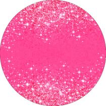 Painel De Festa Redondo 1,50x1,50 - Efeito Glitter Rosa Pink Brilhante 174