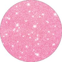Painel De Festa Redondo 1,50x1,50 - Efeito Glitter Rosa Suave com Brilho 190