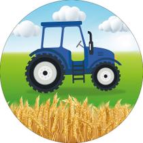 Painel De Festa Redondo 1,50x1,50 - Fazenda Trator Campo 019 Painel De Festa Redondo 1,50x1,50 - Fazenda Trator Campo 019