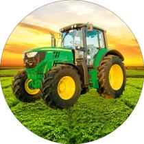 Painel De Festa Redondo 1,50x1,50 - Fazenda Trator Verde 020 Painel De Festa Redondo 1,50x1,50 - Fazenda Trator Verde 020