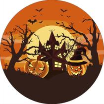 Painel De Festa Redondo 1,50x1,50 - Halloween Abóboras 005 Painel De Festa Redondo 1,50x1,50 - Halloween Abóboras 005