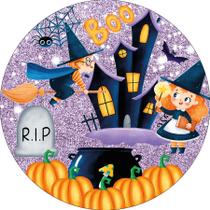 Painel De Festa Redondo 1,50x1,50 - Halloween Cute 008 Painel De Festa Redondo 1,50x1,50 - Halloween Cute 008