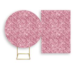 Painel De Festa Redondo 1,50x1,50 + Painel Vertical 1,50x2,20 - Efeito Lantejoulas Disco Mirror Rosa Suave 030 Painel De Festa Redondo 1,50x1,50 + Painel Vertical 1,50x2,20 - Efeito Lantejoulas Disco Mirror Rosa Suave 030