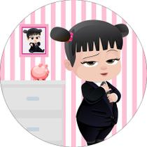 Painel De Festa Redondo 1,50x1,50 - Poderosa Chefinha Quarto 012