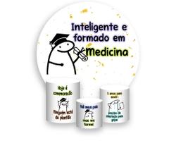 Painel De Festa Redondo 1,50x1,50 + Trio De Capas Cilindro - Flork Formatura Medicina 022 Painel De Festa Redondo 1,50x1,50 + Trio De Capas Cilindro - Flork Formatura Medicina 022