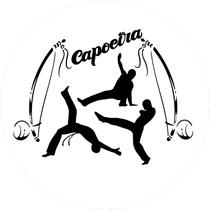 Painel De Festa Redondo 1,5x1,5 - Berimbau Capoeira 034