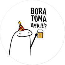 Painel De Festa Redondo 1,5x1,5 - Flork Bento Cake Cerveja Beer 011
