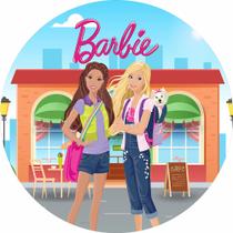 Painel De Festa Redondo Barbie Estampa Digital 1,50m Prbg-2