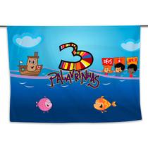Painel de Festa Retangular 3 Palavras 5,00x2,50 Metros Fera Print Painel de Festa Retangular 3 Palavras 5,00x2,50 Metros Fera Print
