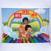 Painel de Festa Retangular 3 Palavras Diversas Medidas Fera Print Painel de Festa Retangular 3 Palavras Diversas Medidas Fera Print