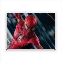 Painel de Festa Retangular Aranha Humana 5,00x2,50 Metros Fera Print