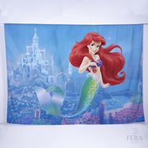 Painel de Festa Retangular Ariel de 5,00x2,50m - Fera Print