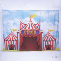 Painel de Festa Retangular Circo de 4,50x3,00m - Fera Print