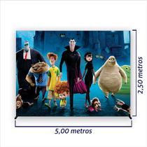 Painel de Festa Retangular Hotel do Drácula Diversas Medidas Fera Print Painel de Festa Retangular Hotel do Drácula Diversas Medidas Fera Print