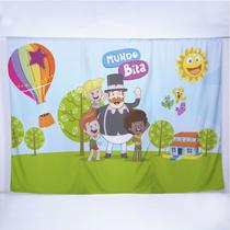 Painel de Festa Retangular Mundo Musical Diversas Medidas Fera Print